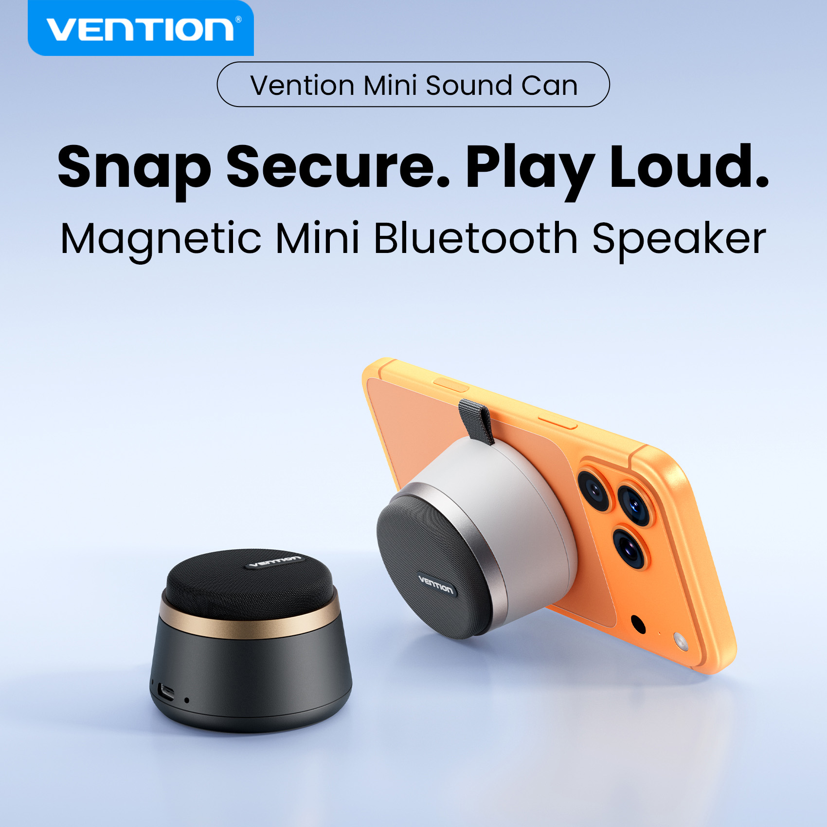 Google Speaker Nest Mini - Портативная Bluetooth-колонка Vention с магнитным креплением,
