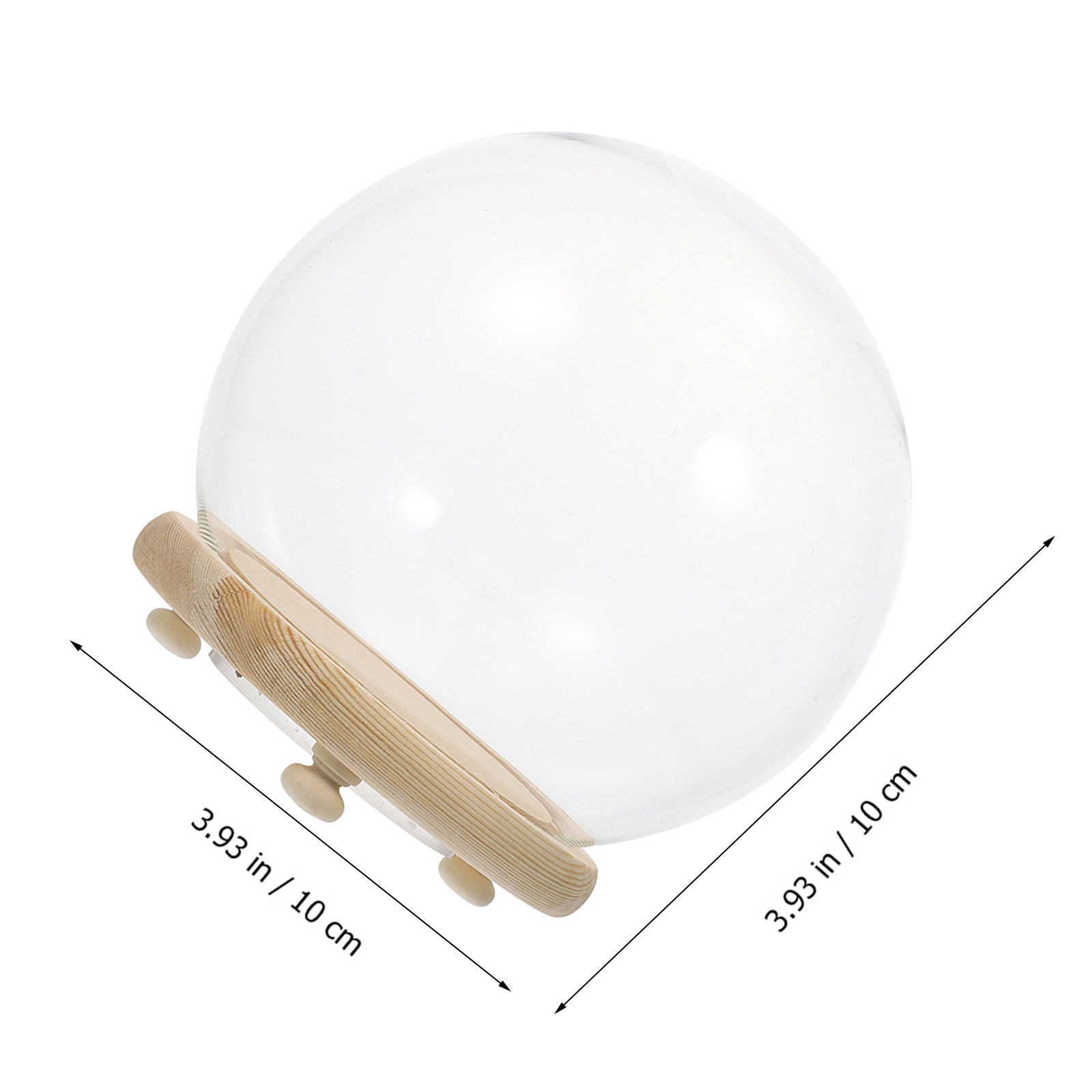 Прозрачный стеклянный купол-ви – обзор и цена Plastic Dome Clear
