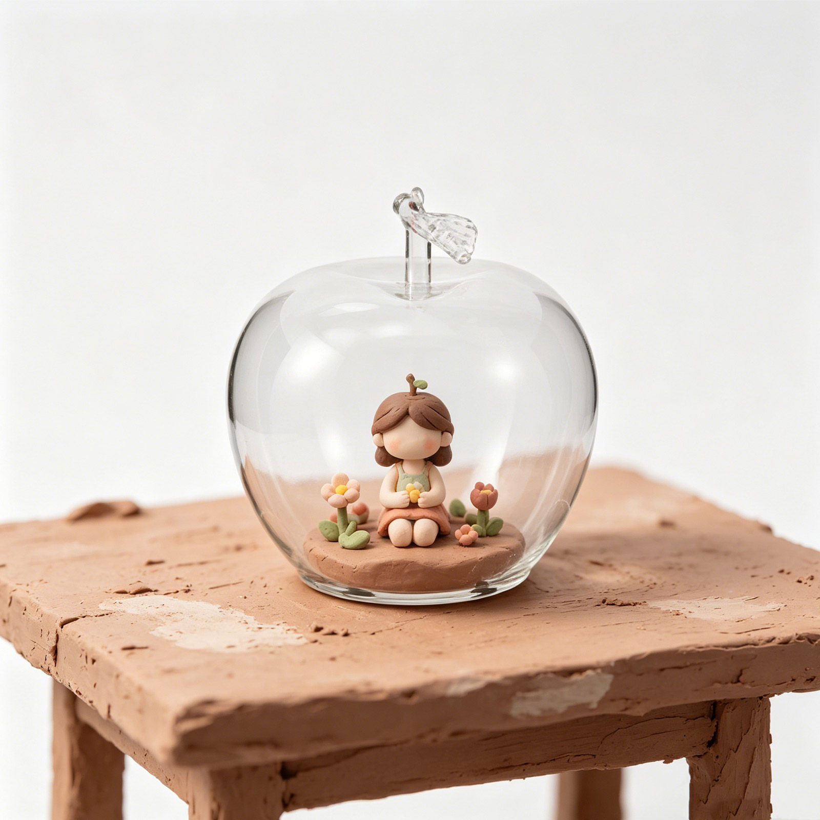 Стеклянный купол в форме фрукт – обзор и цена Plastic Dome Clear