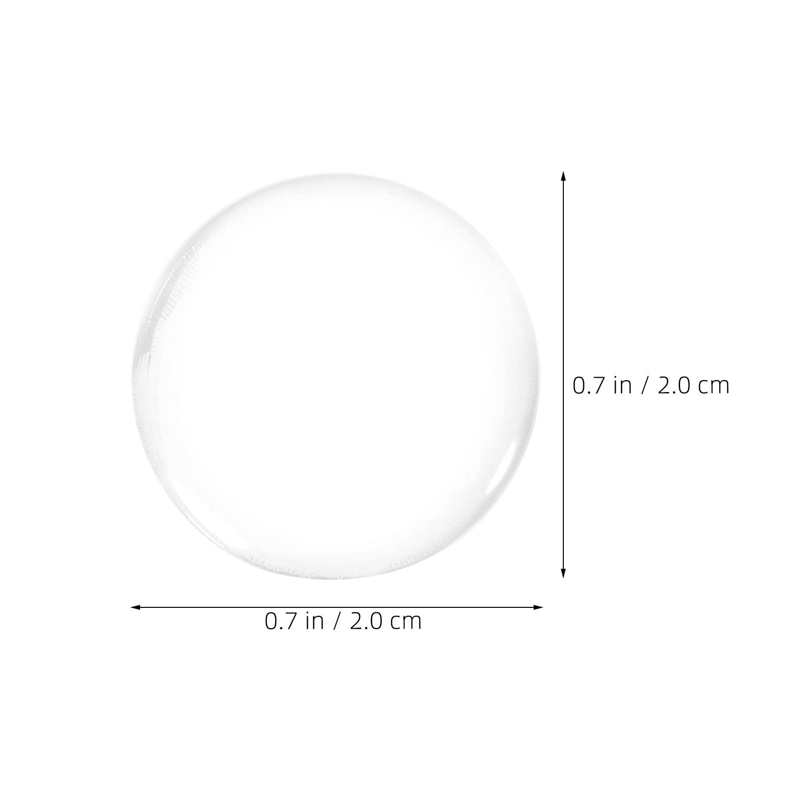 40 шт. прозрачных круглых эпок – обзор и цена Plastic Dome Clear
