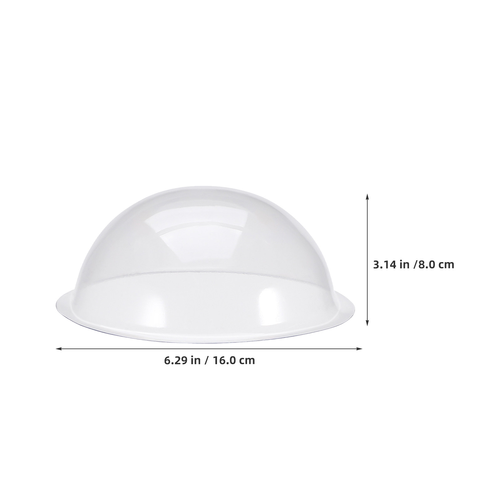 12 прозрачных пластиковых полу – обзор и цена Plastic Dome Clear